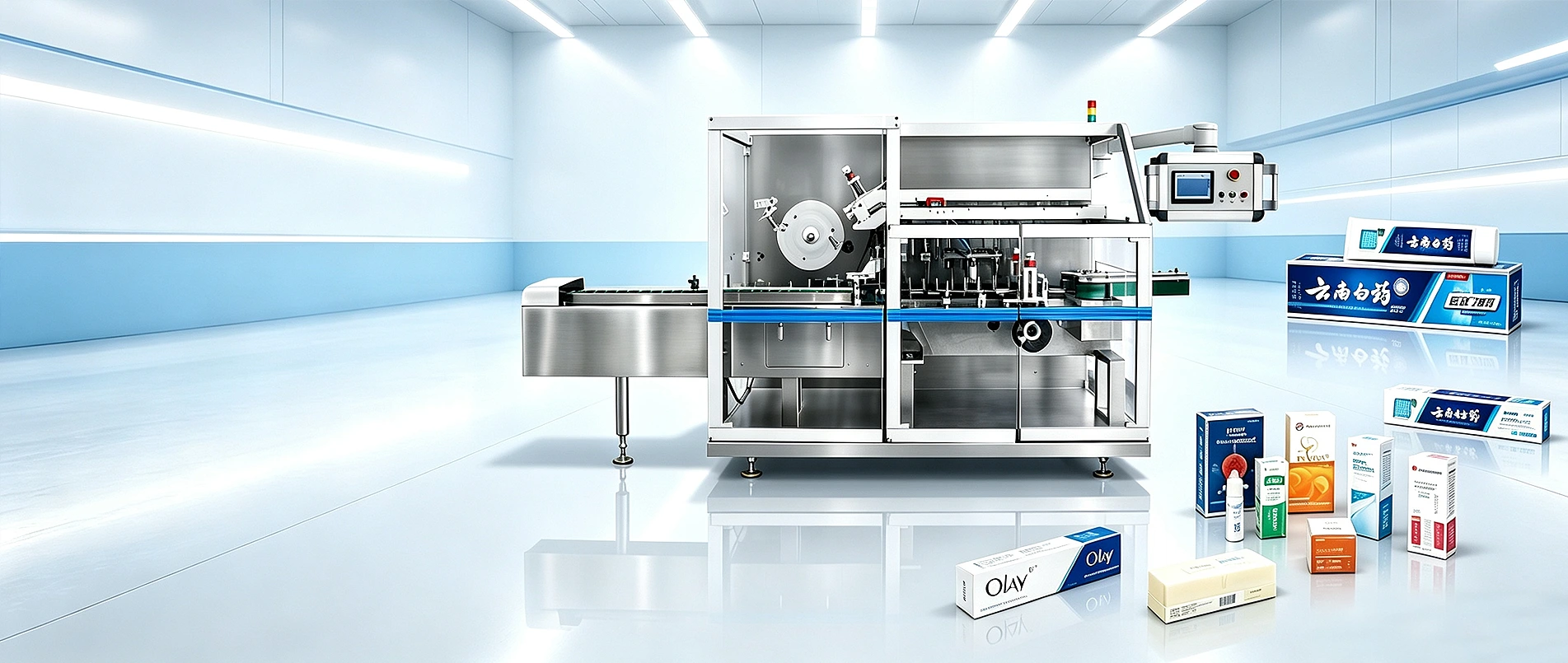Fábrica de máquinas estuchadoras automáticas de China