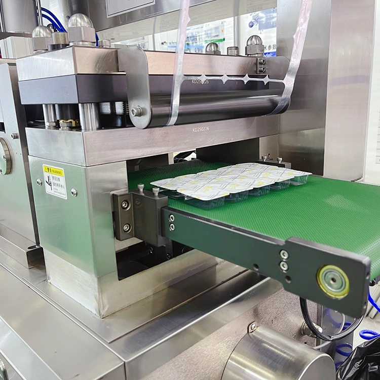 Máquina automática de envasado de blister de queso